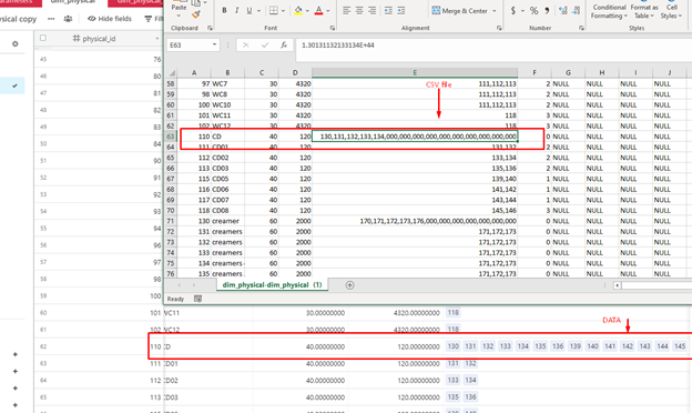 CSV issue