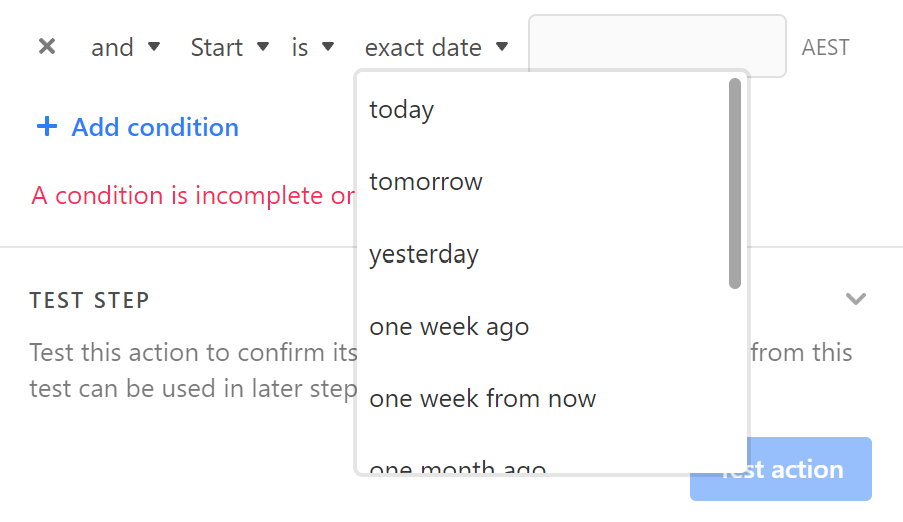 Date Field