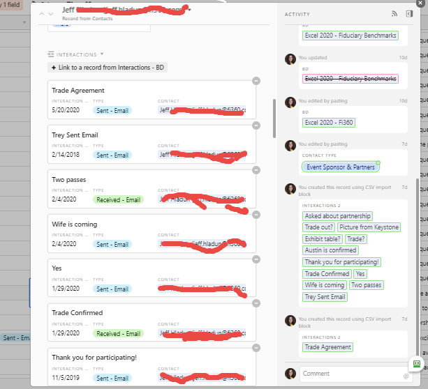 BD Interaction Sample