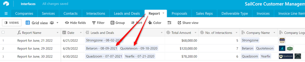 summary_reports_in Airtable