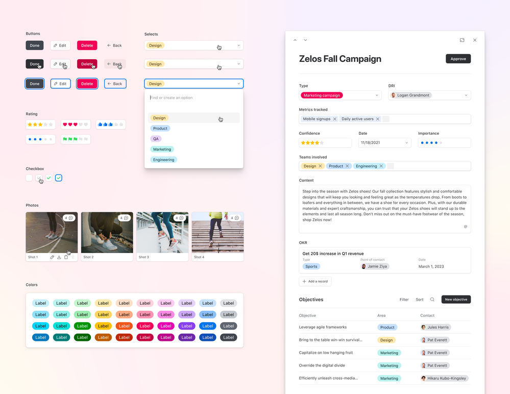 Several of the visual changes that we're making to the Airtable product