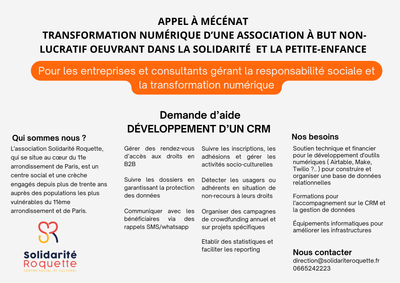 Appel à mécénat transformation numérique de l’association Solidarité Roquette 75011.png