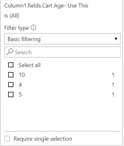 PowerBi Number