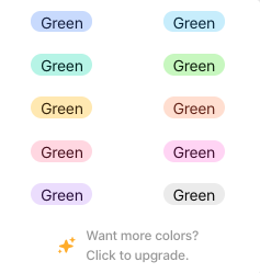 Airtable Free Color Options